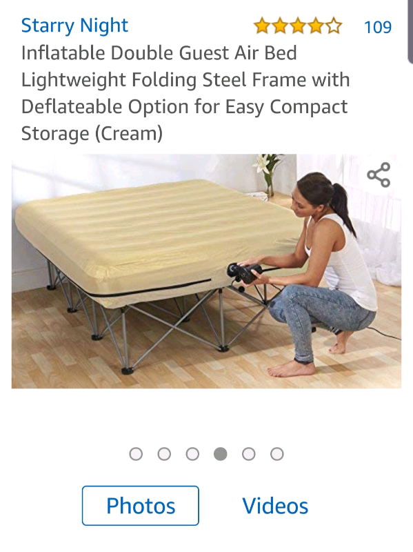 starry night inflatable single bed